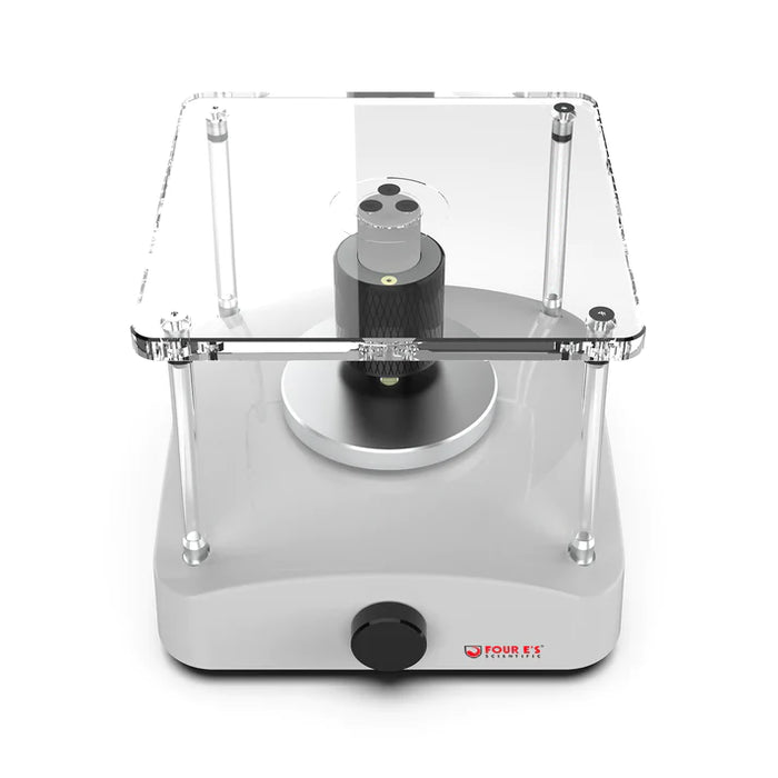 4E's USA 3D Analog Rocker, a laboratory device with a clear cover, gray base, and a central rotating platform.