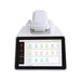 A white micro-volume spectrophotometer with a built-in 7-inch color touch screen, model Nano-3100, designed for laboratory use.