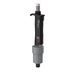 An adjustable pipette with a black body, beige cap, and a label with '4E's USA' branding.