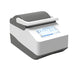 4E's USA Real-Time PCR PCR200484 brand new real-time thermal cycler ka front angle view, jisme integrated touchscreen display, sample chamber lid, aur grey-white housing saaf dikhai de rahi hai.   