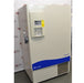An alternative angled view of a Fisher Isotemp IU2886D ultra-low freezer available from American Instrument Exchange, showing the beige unit and its control panel.