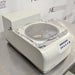Angled view of Eppendorf Vacufuge Plus 5305 centrifugal vacuum concentrator showing top acrylic lid and side housing