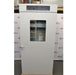 A front-facing view of a Shel Lab SCO40 large capacity CO2 incubator available from American Instrument Exchange, showing its solid white outer door with an integrated viewing window and a top-mounted control panel.