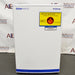 Front view of Fisherbrand Isotemp undercounter freezer model 05FFEEFSA with flammable material safety warning label