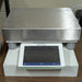 Front view of Mettler Toledo XPR32001L precision balance with stainless steel weighing platform and touchscreen terminal