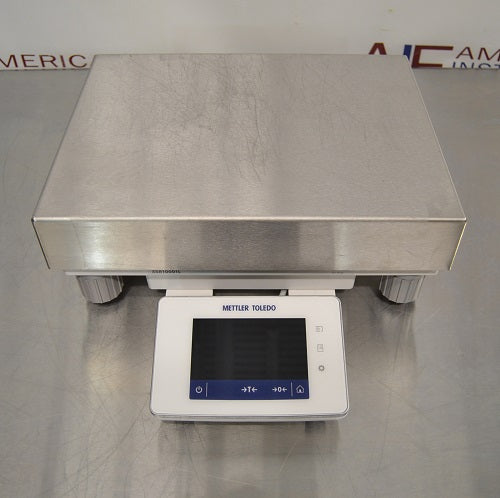 Mettler-Toledo XSR10001L Excellence Precision Balance with stainless steel platform and digital touchscreen display