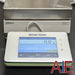 Close-up view of Mettler Toledo XSR4001S precision balance terminal display screen