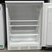 Open interior view of Fisherbrand Isotemp undercounter laboratory refrigerator Model GTFBV05RPSA with wire and glass shelves