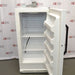 An open interior view of a VWR explosion-proof refrigerator available from American Instrument Exchange, showing the open door with integrated storage shelves, wire interior shelving, and inner chamber configuration.