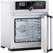 Open Memmert UF30plus laboratory oven showing interior stainless steel chamber and TwinDISPLAY control panel
