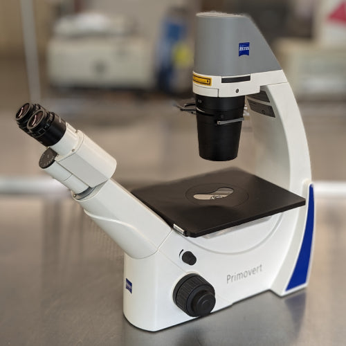 Zeis Inverted Microscope Zeiss Primovert Inverted Microscope Model 415510-1100-000