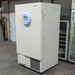 Right-side angled view of VWR40086A ultra-low temperature freezer showing side hinges and control panel