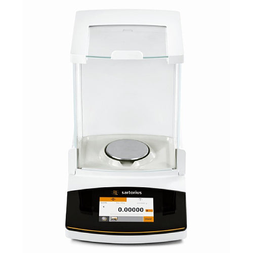 Sartorius Secura 120g Semi Micro Balance, laboratory equipment for precise weighing, featuring a digital display and a clear sample compartment.
