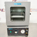 Front view of Shel-Lab SVAC1E vacuum oven with viewing window and lower control panel