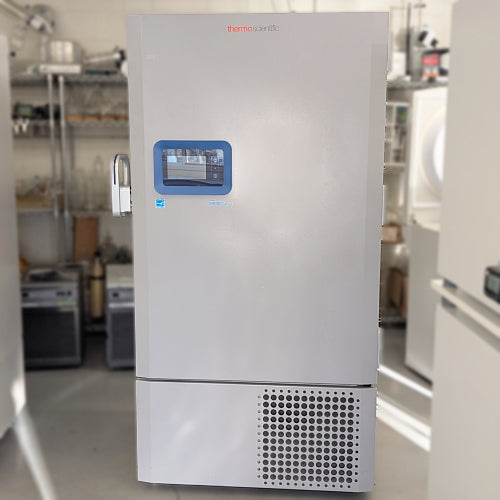 Upright Thermo Scientific 8960086A ultralow freezer with digital interface screen