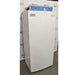 A white, upright Thermo Scientific Precision refrigerated incubator featuring a control panel on top, standing in front of an American Instrument Exchange backdrop.