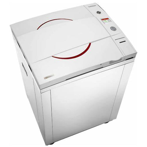 A white Tuttnauer 160L ELV D-Line vertical autoclave, which is a type of laboratory sterilizer.