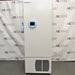 A white VWR ultralow temperature freezer with a digital display on the front. The unit appears to be standing in a warehouse setting with a branded backdrop.