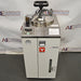Yamato Scientific SM510 vertical steam sterilizer autoclave with top clamp handle and pressure gauge
