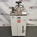 Yamato Scientific SM511 vertical steam sterilizer autoclave with top clamp handle and pressure gauge