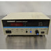 Front product view of a Barnant 621-8600 temperature controller, showcasing its digital LED display, power switch, status indicator lights, temperature set knobs, and Type J sensor input port on a lab bench