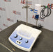 Three-quarter perspective view of the Biologics Model 300VT Ultrasonic Homogenizer highlighting the main control base, support rod, and side-mounted transducer assembly