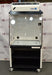Front eye-level view of an Erlab Captair XL1044 ductless fume hood mounted on a mobile wheeled storage stand, showcasing its clear containment enclosure, top-mounted filtration housing, and control console