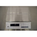 Top down front view of Mettler Toledo MS32001L A03 precision balance featuring stainless steel weighing platform and digital display interface