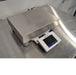 Left angled perspective view of Mettler Toledo XSR10001L precision balance showing stainless steel weighing platform and front digital control panel