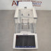 Mettler Toledo XPR106H dual-range analytical balance ka front view, jisme upar se glass draft shield aur front par touch screen control terminal saaf nazar aa raha hai.