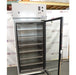 Thermo Forma Model 3920 environmental chamber with open glass door revealing stainless steel interior chamber and multiple adjustable wire shelves