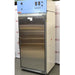 Angled perspective view of Thermo Scientific 3940 environmental chamber featuring solid stainless steel door, side panel, and blue control console