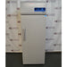 Front product view of a Thermo Scientific TSX2320FD high-performance laboratory freezer, featuring a grey upright cabinet, vertical door handle, keyed lock, and top control console