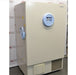 Angled side perspective view of Thermo Scientific VWR60086D ultralow-temperature freezer showing heavy-duty side door latch, circular digital control interface, and lower ventilation grill