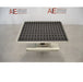 VWR Nutating Mixer showing a close head-on look at the large flat mixing tray lined with a black dimpled rubber mat above the base