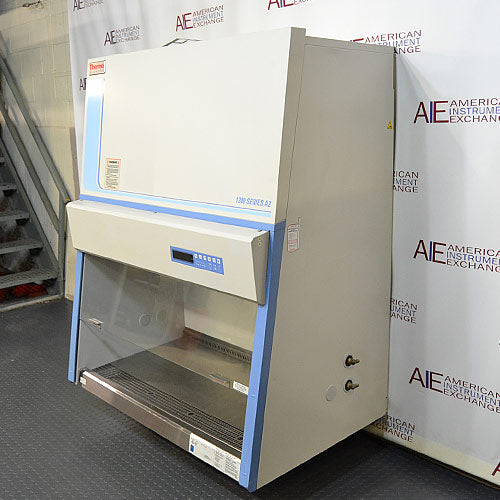 Thermo 1375 4' Class II Type A2 Biosafety Cabinet on Hydraulic Stand