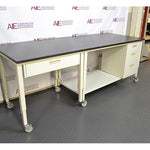 8' table on casters