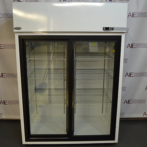 Norlake double glass door refrigerator
