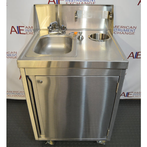Portable stainless sink